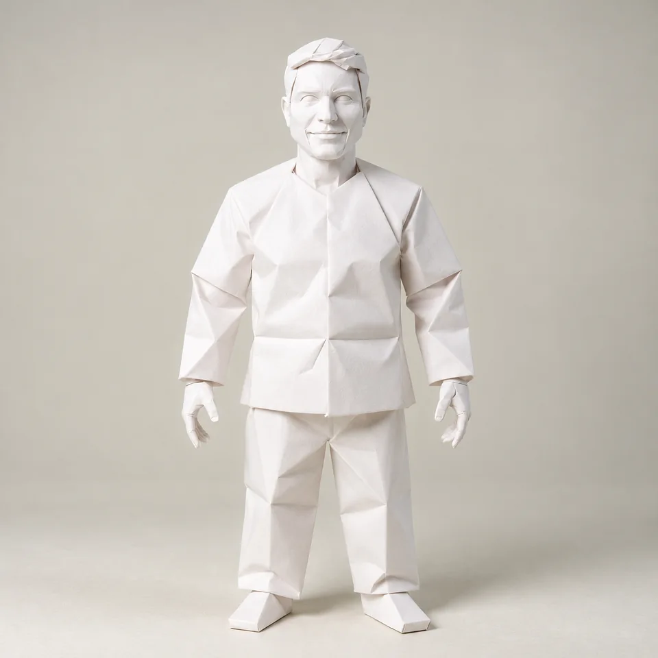 Imagen de ejemplo generada con IA: estilo papel — MazeLab