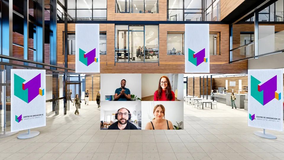 Lobby virtual y conversación grupal — MazeLab