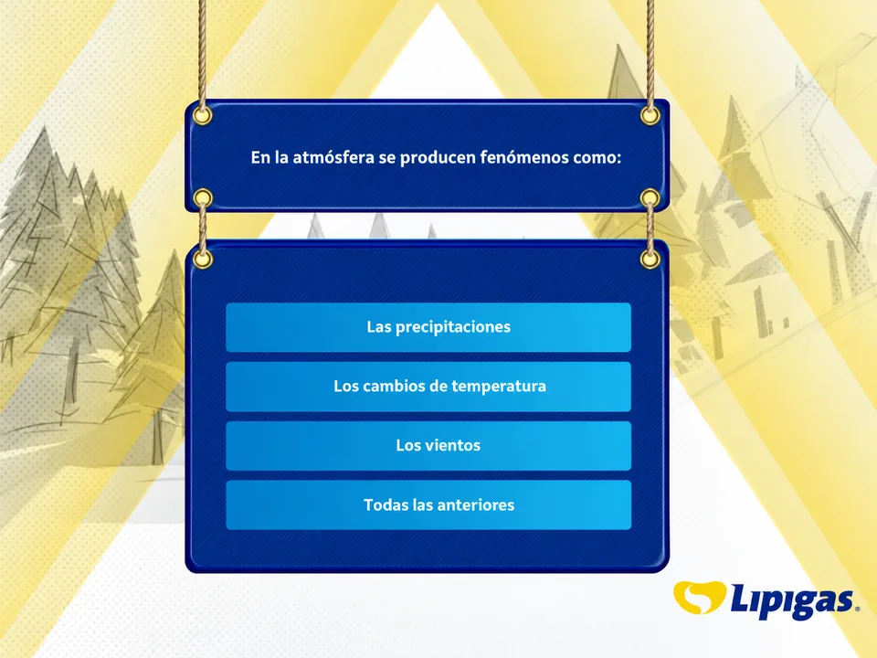 Portada editada de la trivia Lipigas con pregunta y cuatro respuestas