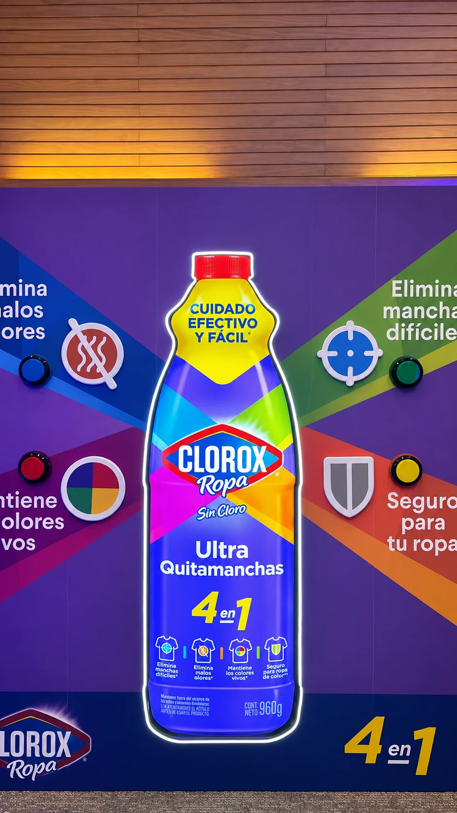 Interactive Wall con diseño adaptado al producto — MazeLab (fotografía retocada)