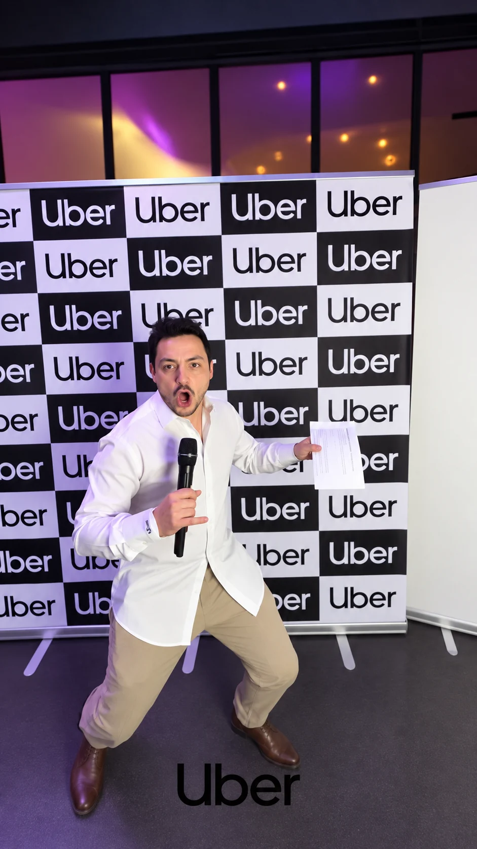 Resultado de Glambot en un evento de Uber — portada editada para MazeLab